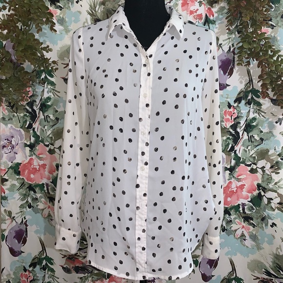 Apt. 9 | Polka Dot Long Sleeve - Picture 2 of 5